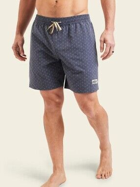 Howler Brothers Deep Set Board Shorts Little Puddles Nightfall Men's Small